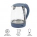 ATH-2467 (blue) Чайник стеклянный электрический