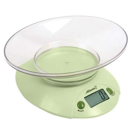 ATH-803 (green) Весы кухонные электронные с чашей